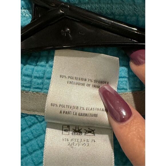 Patagonia Women's R1 Daily Full Zip Aqua Jacket Size Small - Picture 4 of 13